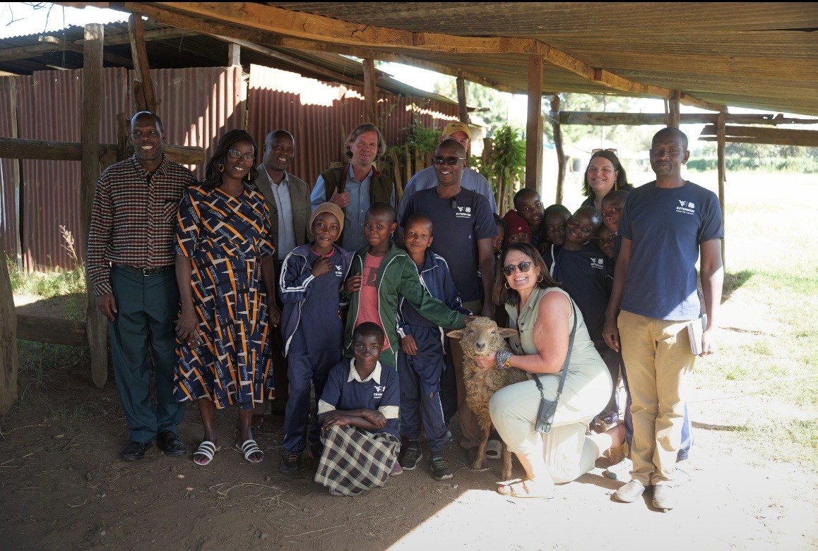 Historical photograph related to Bob Maxwell's legacy in Kenya